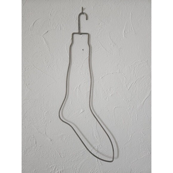 Vintage Metal Stocking Sock Form Size 11  12 24" L - Picture 3 of 3